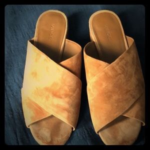 Vince cognac colored slide